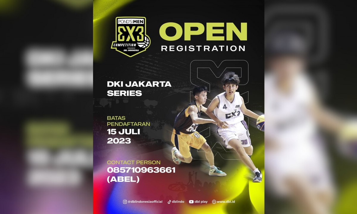 Pendaftaran Pond S Men 3x3 Competition Seri DKI Jakarta Dibuka Catat